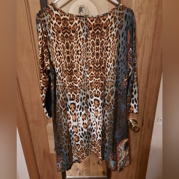 White Mark Tunic Blouse Plus Size 1xl - Picture 3 of 4